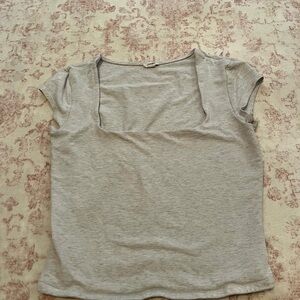 garage square neck top